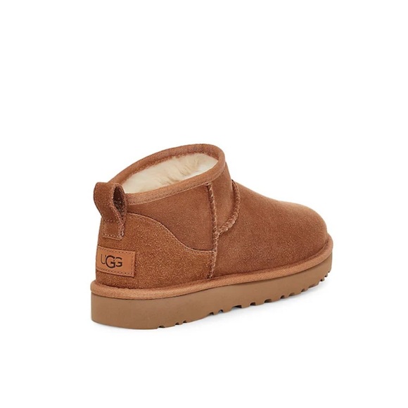 UGG. Classic Ultra Mini Boots, Chestnut, Women’s Size 7 - NWT - Picture 9 of 11